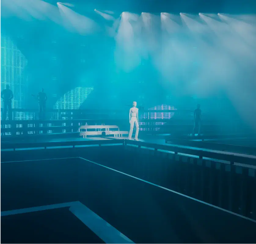 Person On Stage Render